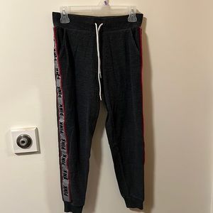 PINK XS grey joggers